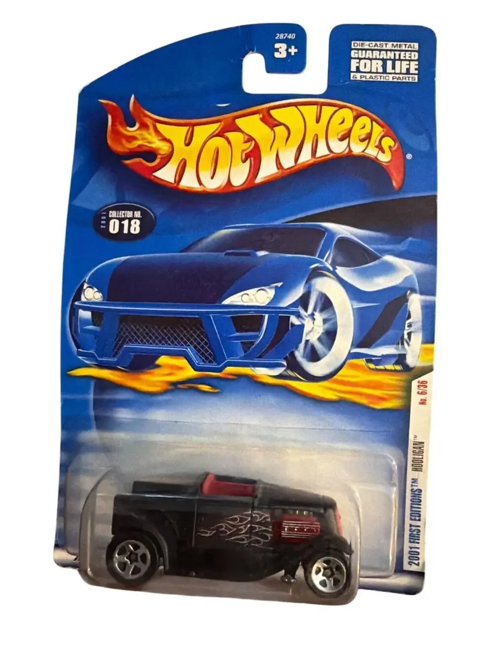 Hot Wheels 2001 First Editions Hooligan No. 6/36 Die-Cast Car 018